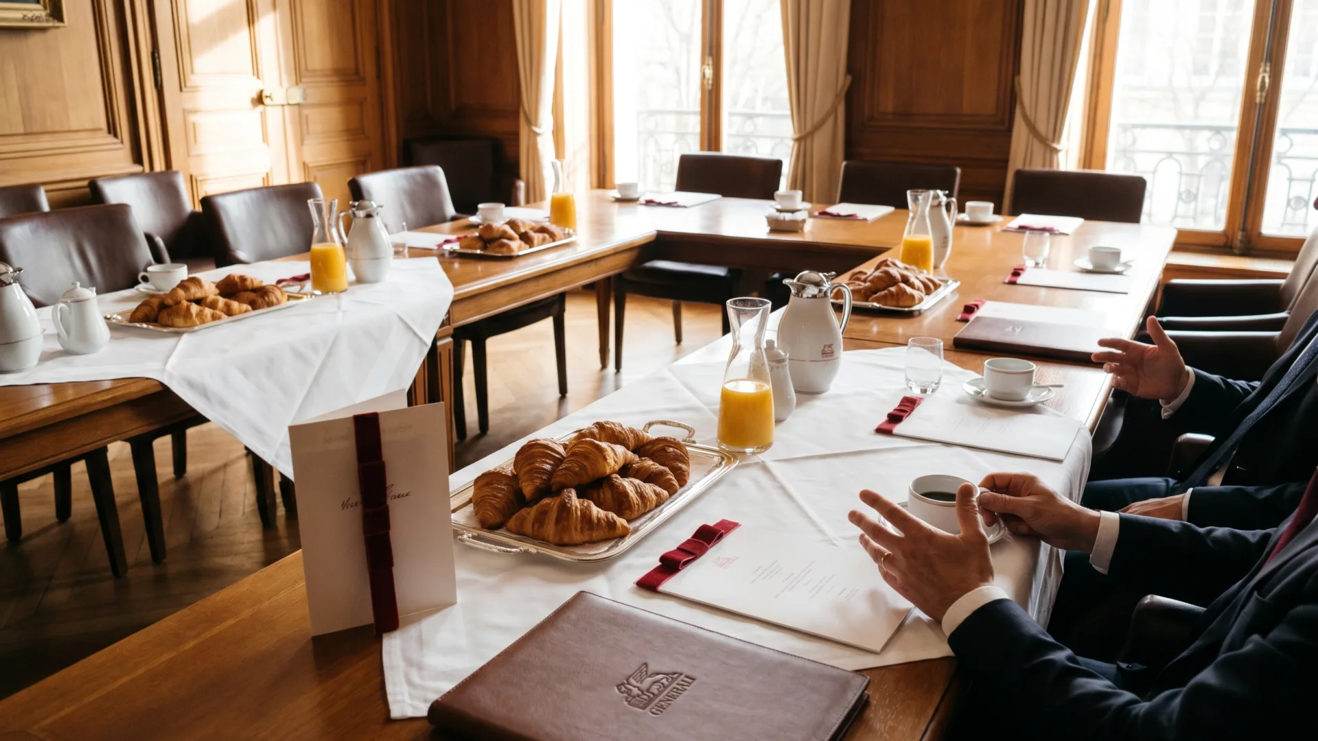 Petit-déjeuner d'affaires
